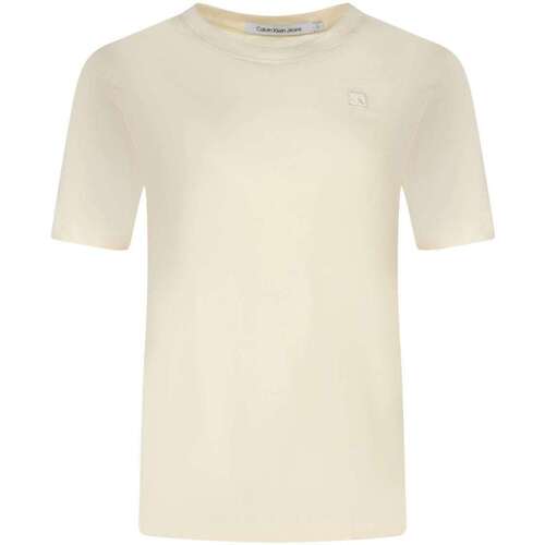 Vêtements Femme T-shirts manches courtes Calvin Klein Jeans 160841VTPE24 Beige