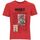 Vêtements Homme T-shirts manches courtes Husky hs23beutc35co196-tyler-c390-f46 red Rouge