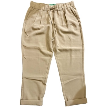 Vêtements Femme Chinos / Carrots Benetton Élégant Pantalon Beige United Colors of Benetton - Taille M Beige