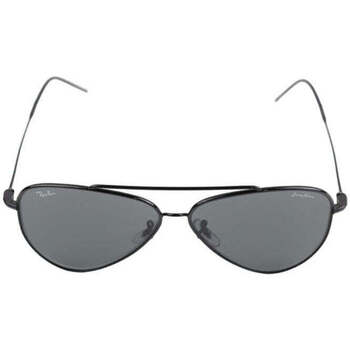 Montres & Bijoux Femme Lunettes de soleil Ray-ban Lunettes de soleil Aviator noir Noir