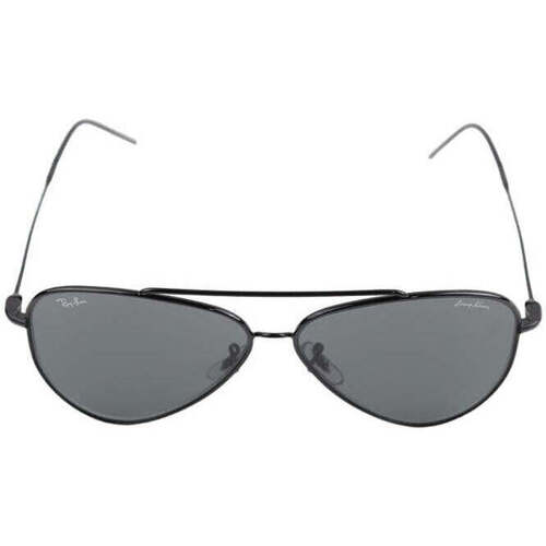 Montres & Bijoux Femme Lunettes de soleil Ray-ban Lunettes de soleil Aviator noir Noir