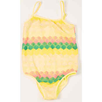 Vêtements Fille Maillots / Shorts de bain F * * K Maillot de bain une pièce  pour fille Jaune