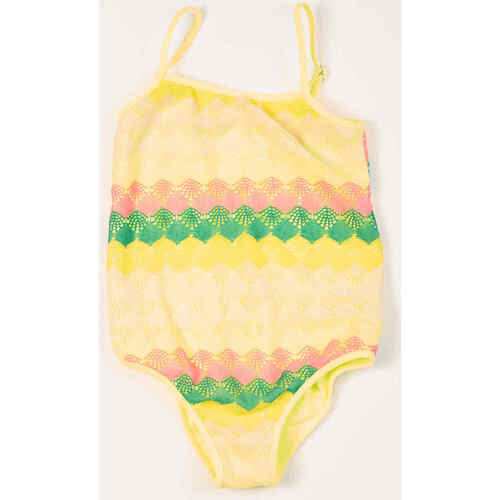 Vêtements Fille Maillots / Shorts de bain F * * K Maillot de bain une pièce  pour fille Jaune