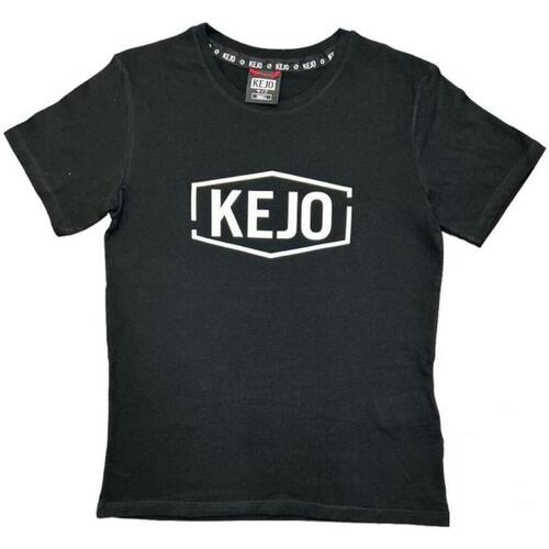 Vêtements Homme T-shirts manches courtes Kejo 503a3mxotewng Noir