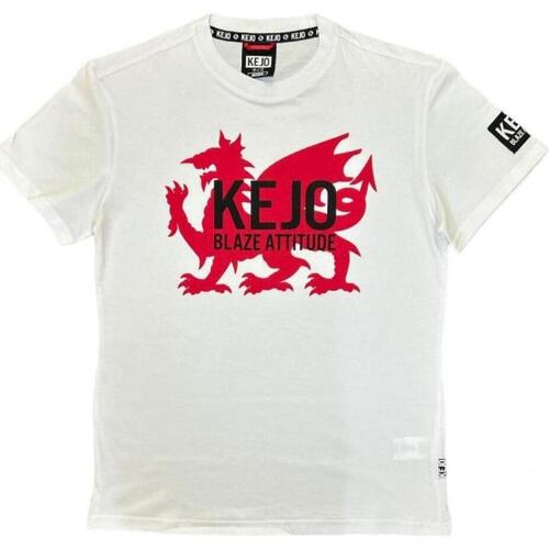 Vêtements Homme T-shirts manches courtes Kejo 505a3mxos0xmd Blanc