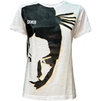 Vêtements Femme T-shirts manches courtes Kejo 229a3mxos0xmd Blanc