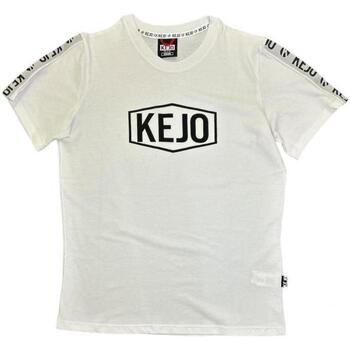 Vêtements Homme T-shirts manches courtes Kejo 504a3mxos0xmd Blanc