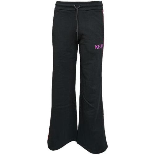 Vêtements Femme Pantalons de survêtement Kejo 388a3mymc0ymd Noir