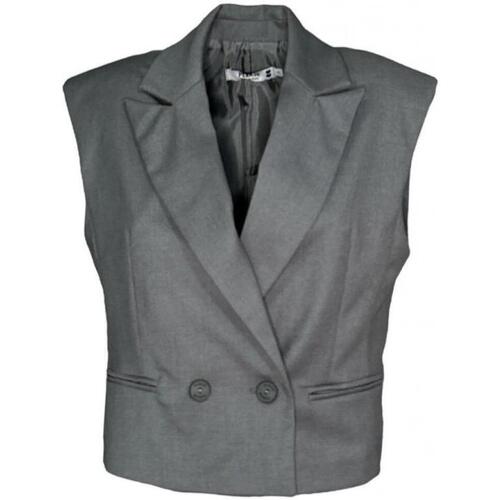 Vêtements Femme Gilets / Cardigans Please l0cwbal000 Gris