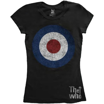 Vêtements Femme T-shirts manches longues The Who Target Noir