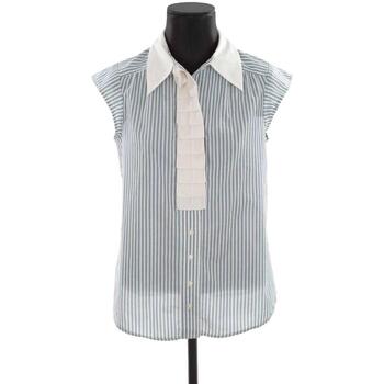 Vêtements Femme Tops / Blouses Marc Jacobs Blouse sans manches en coton Bleu