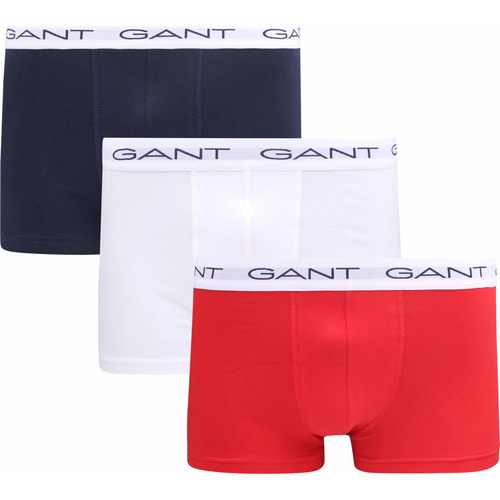 Sous-vêtements Homme Caleçons Gant Boxers Lot de 3 Rouge Rouge