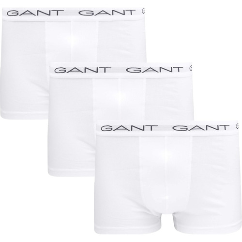 Sous-vêtements Homme Caleçons Gant Boxers trunk Lot de 3 Blanc Blanc