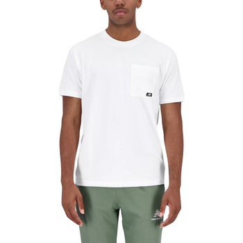 Vêtements Homme T-shirts manches courtes New Balance Essentials Reimagined Blanc