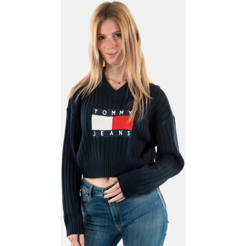 Vêtements Femme Pulls Tommy Jeans dw0dw18528 Bleu