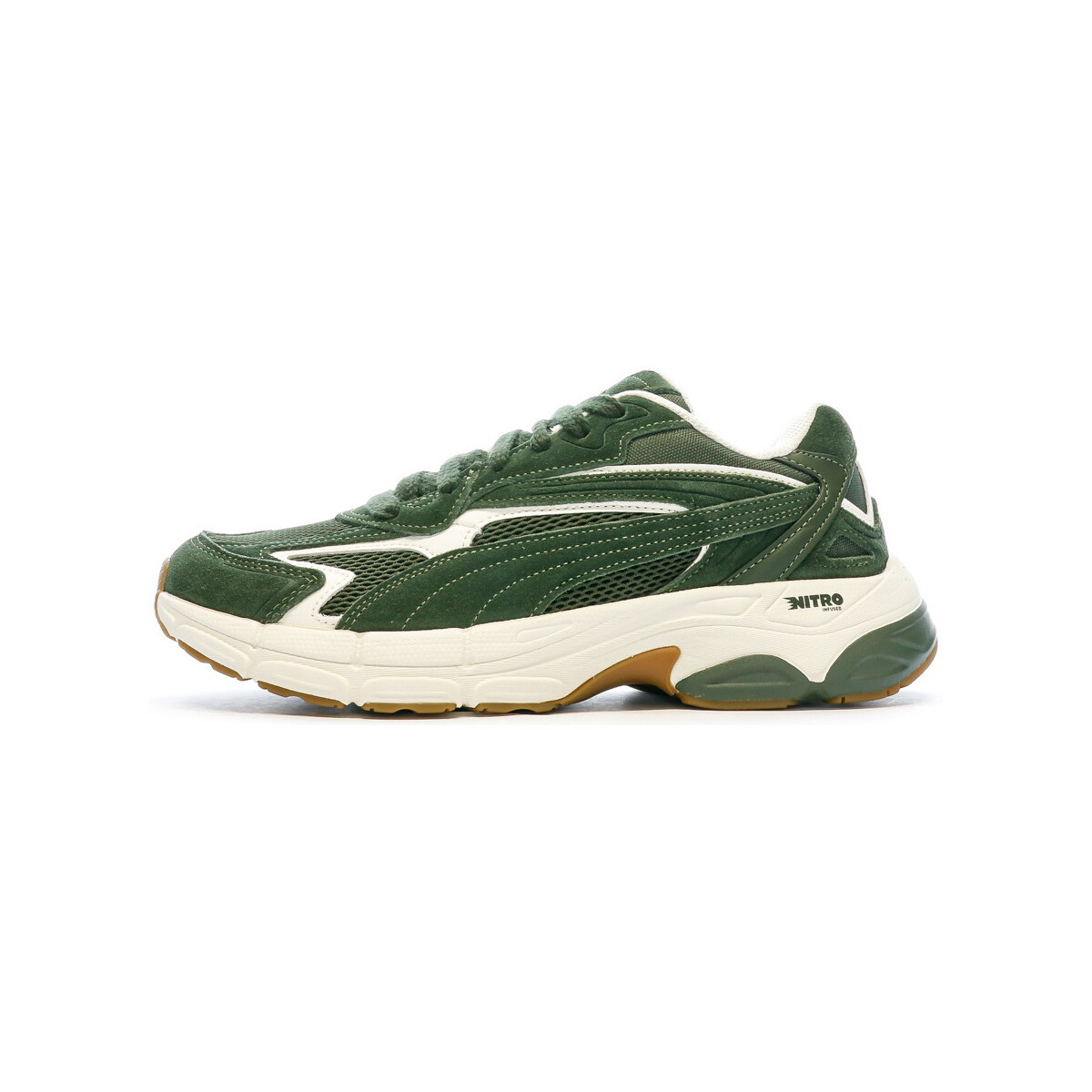 Chaussures Garçon Baskets basses Puma 388774-27 Vert