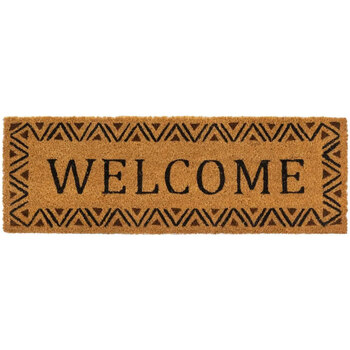 Maison & Déco Tapis Unimasa Paillasson Welcome en Fibres de Coco 75 cm Marron