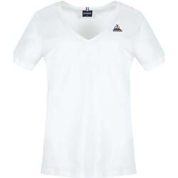 Vêtements Femme T-shirts manches courtes Le Coq Sportif T-shirt Femme Blanc