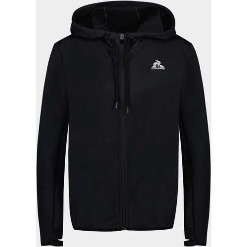 Vêtements Homme Sweats Le Coq Sportif Sweat zippé à capuche Homme Noir