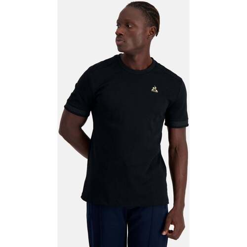 Vêtements Homme T-shirts manches longues Le Coq Sportif T-shirt Homme Noir