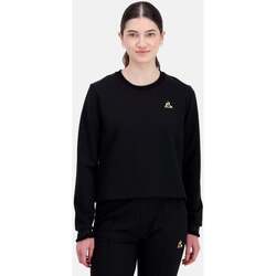 Vêtements Femme Sweats Le Coq Sportif Sweat col rond Femme Noir