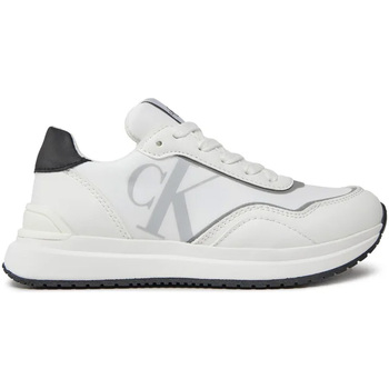 Chaussures Enfant Baskets mode Calvin Klein Jeans  Blanc