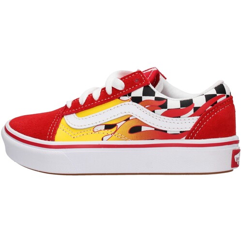 Chaussures Enfant Baskets mode Vans  Rouge