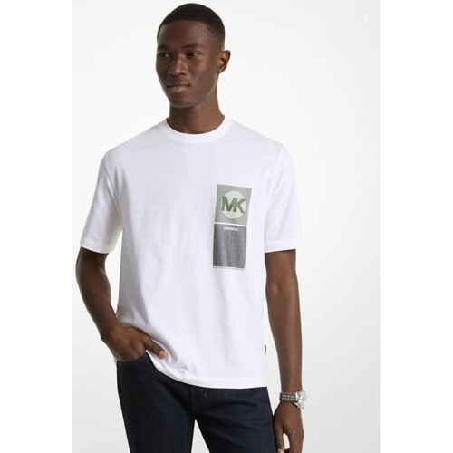 Vêtements Homme T-shirts manches courtes MICHAEL Michael Kors CT4525NFV4 Blanc