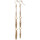 Montres & Bijoux Femme Boucles d'oreilles Luna Collection 74967 Doré