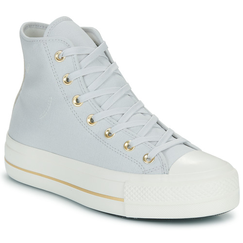 Chaussures Femme Baskets montantes Converse CHUCK TAYLOR ALL STAR LIFT PLATFORM TAILORED LINES Bleu