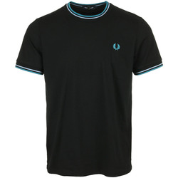 Vêtements Homme T-shirts manches courtes Fred Perry Twin Tipped Noir