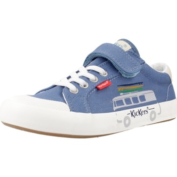 Chaussures Garçon Baskets mode Kickers KICKGOLDI Bleu