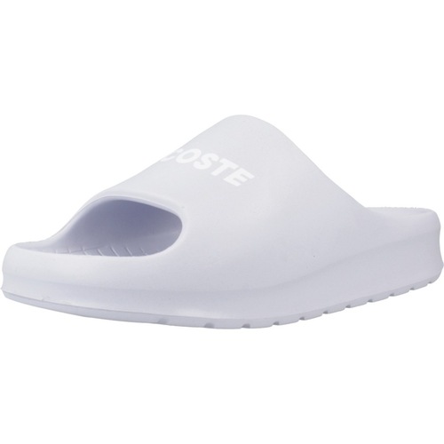 Chaussures Femme Tongs Lacoste SERVE SLIDE 2.0 SYNTHETIC Gris