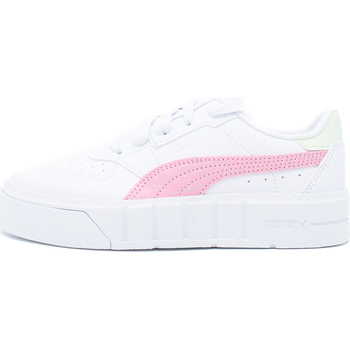 Chaussures Fille Baskets mode Puma Cali Court Animal Ps Blanc