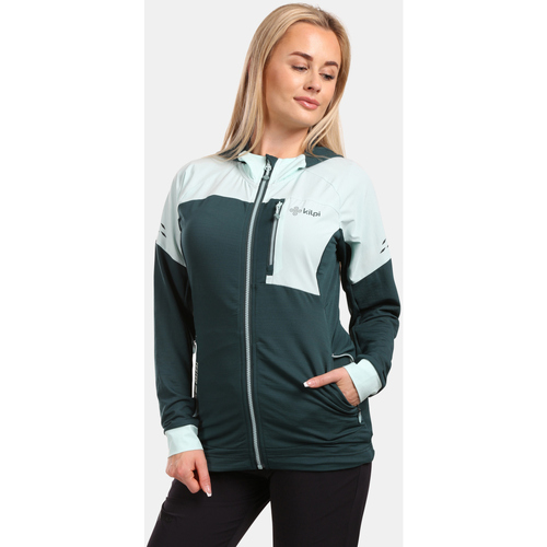 Vêtements Polaires Kilpi Sweat à capuche stretch pour femme  MEMPHIS-W Vert