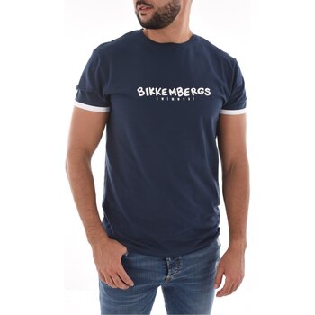 Vêtements Homme T-shirts manches courtes Bikkembergs BKK3MTS01 Bleu