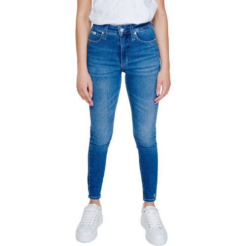 Vêtements Femme Jeans skinny Calvin Klein Jeans HIGH RISE SUPER J20J223651 Bleu