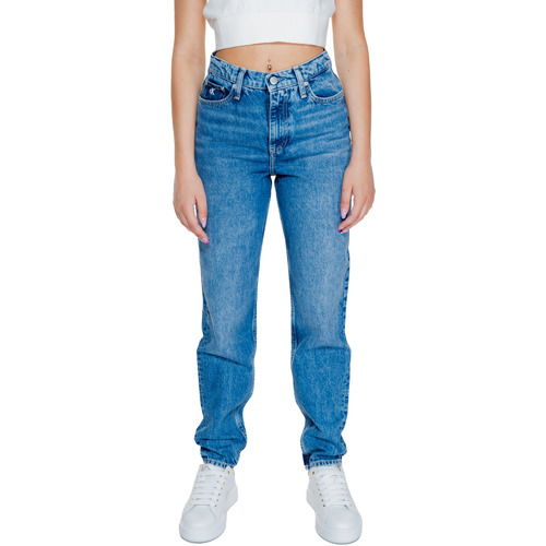 Vêtements Femme Jeans droit Calvin Klein Jeans MOM J20J223655 Bleu