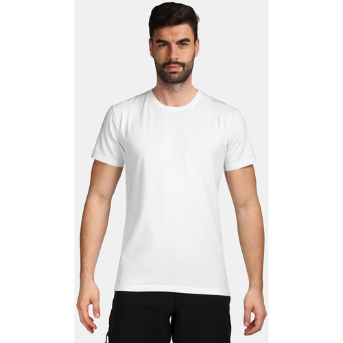 Vêtements T-shirts manches courtes Kilpi T-shirt en coton pour homme  PROMO-M Blanc