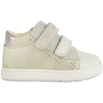 Chaussures Fille Baskets mode Geox B Biglia Girl sneaker primo passo Blanc