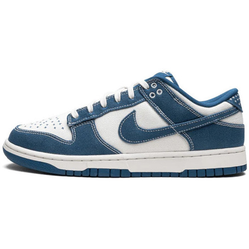 Chaussures Homme Baskets mode Nike Dunk Low Industrial Blue Sashiko Bleu