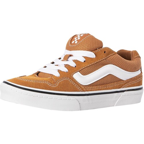 Chaussures Homme Baskets basses Vans Baskets en daim Caldrone Marron