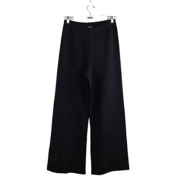 Vêtements Femme Pantalons La Française Pantalon large en laine Noir