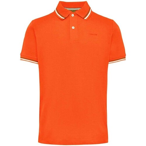 Vêtements Homme Polos manches courtes Geox M Sustainable polo Orange