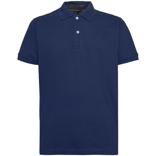 Vêtements Homme Polos manches courtes Geox M Sustainable polo Bleu