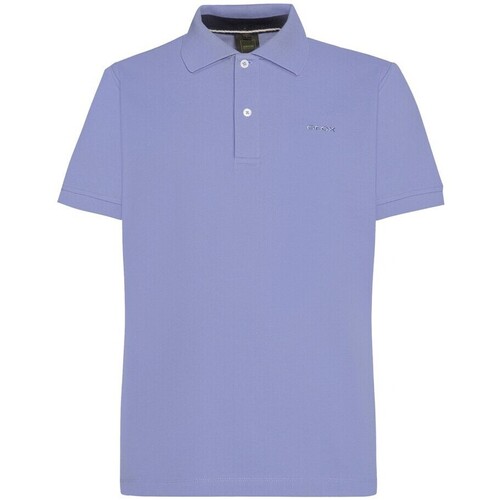 Vêtements Homme Polos manches courtes Geox M Sustainable polo Bleu