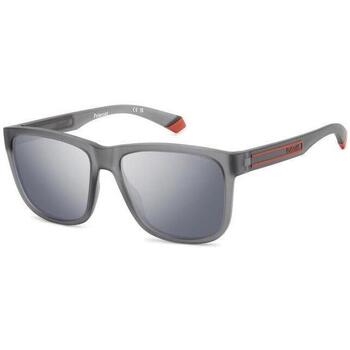 Montres & Bijoux Homme Lunettes de soleil Polaroid PLD 2155/S Lunettes de soleil, Gris/Gris, 57 mm Gris