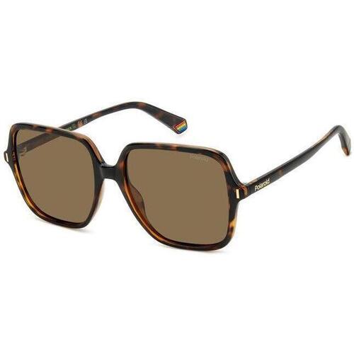 Montres & Bijoux Femme Lunettes de soleil Polaroid PLD 6219/S Lunettes de soleil, Havana/Marron, 56 mm Autres