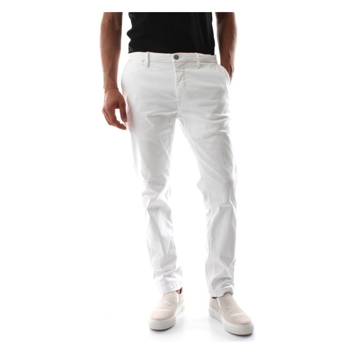 Vêtements Homme Pantalons Replay M9627L.8366197 ZEUMAR-120 Blanc