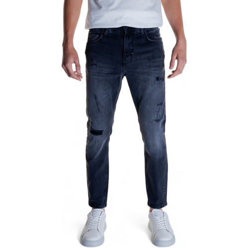 Vêtements Homme Jeans skinny Antony Morato KARL CROPPED MMDT00272-FA750544 Noir